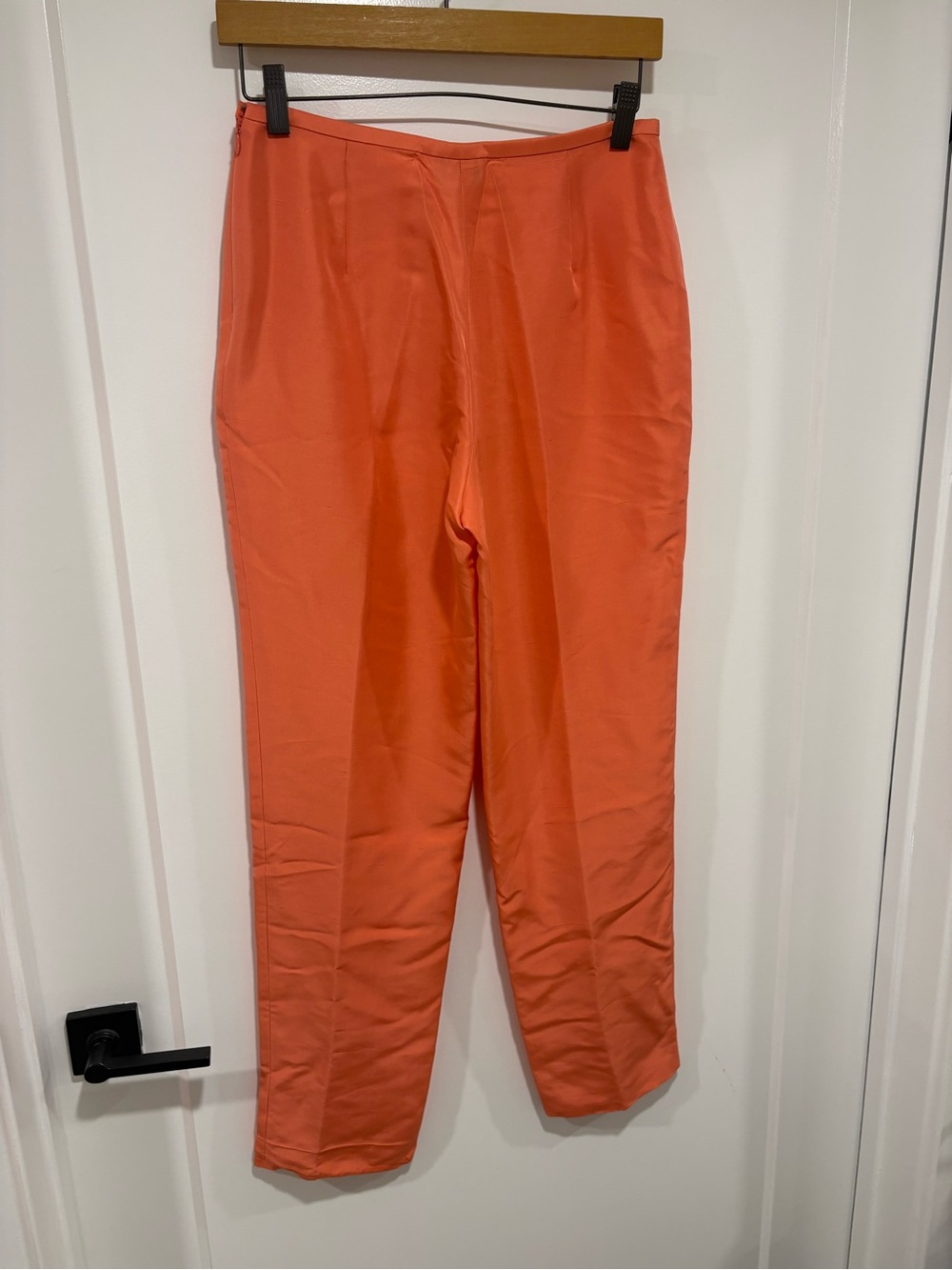 100% silk taffeta LOFT Coral Women’s pants